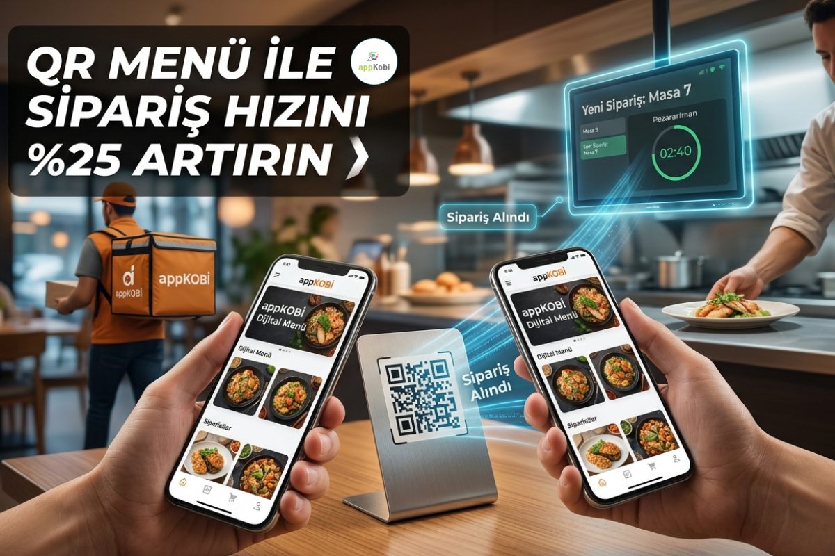 QR Menü Sistemi Kullanarak Sipariş Hızı Nasıl %25 Artırılır?